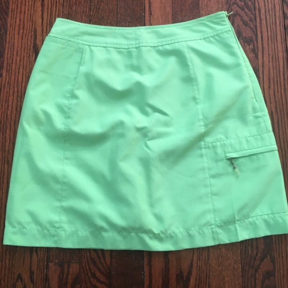 Izod Lime Green Golf Skirt - Size 4